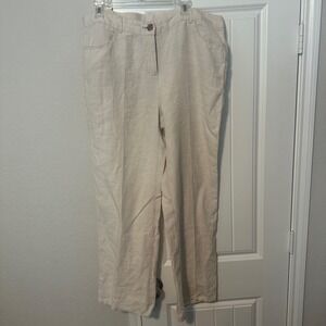 Chico's Cream Trousers as 1.5